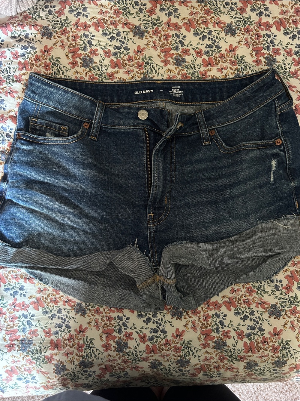 Old Navy Dark Blue Denim Jean Shorts